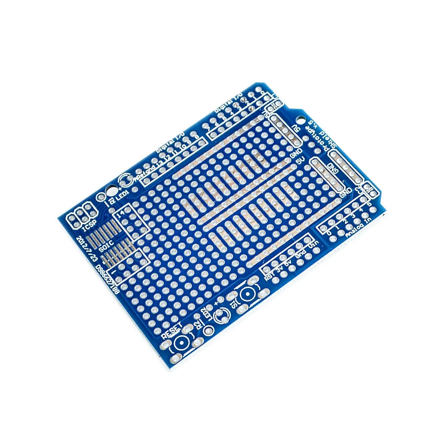 

10PCS/LOT Prototype PCB Board For Arduino UNO R3 Shield Board FR-4 Fiber 2mm 2.54mm Pitch DIY