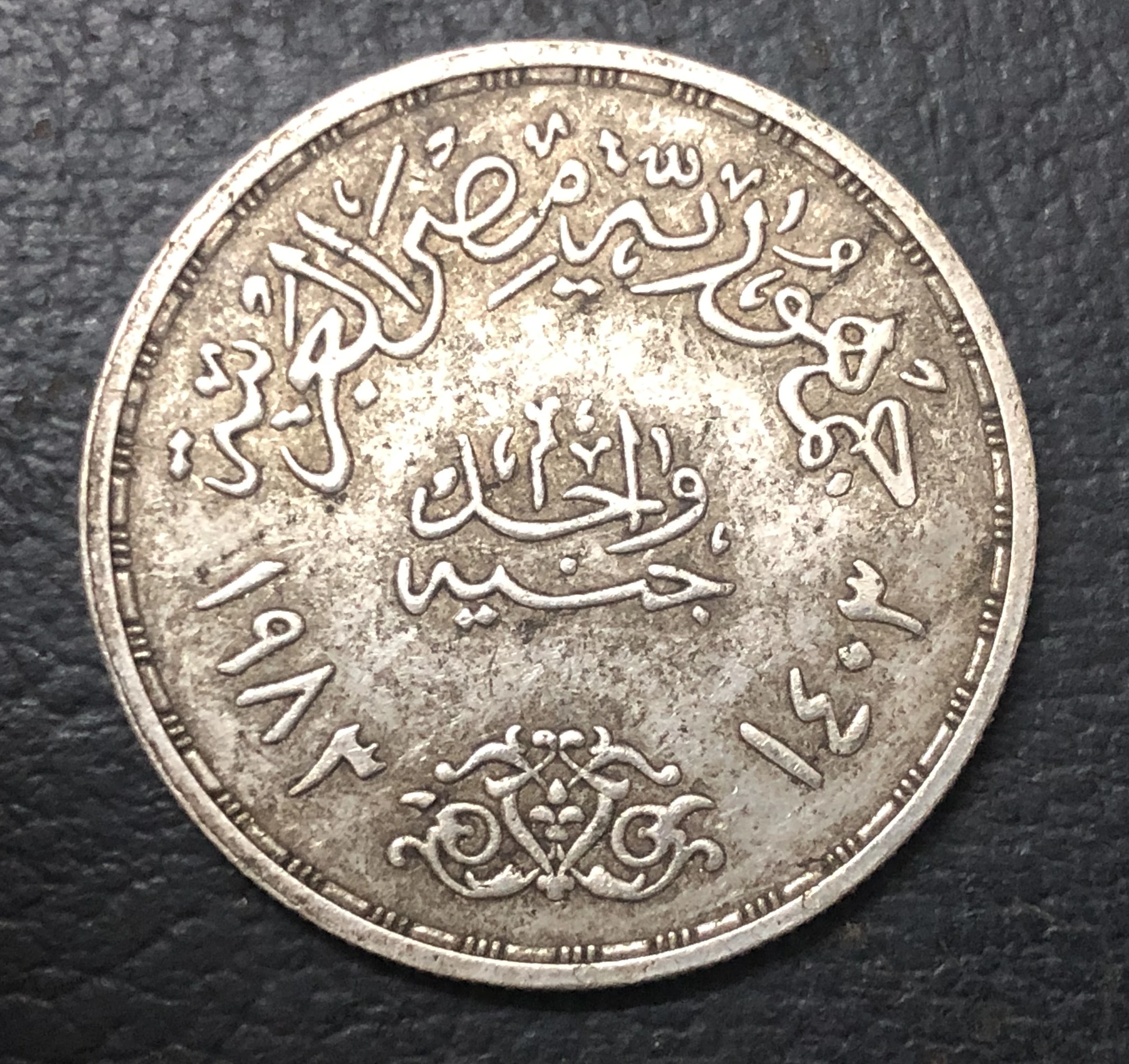 

1982 Egypt 1 Pound Return of Sinai