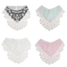 1 шт. водонепроницаемые детские нагрудники слюнявчик полотенце для мальчиков и девочек кружевной треугольник кормящая бандана
