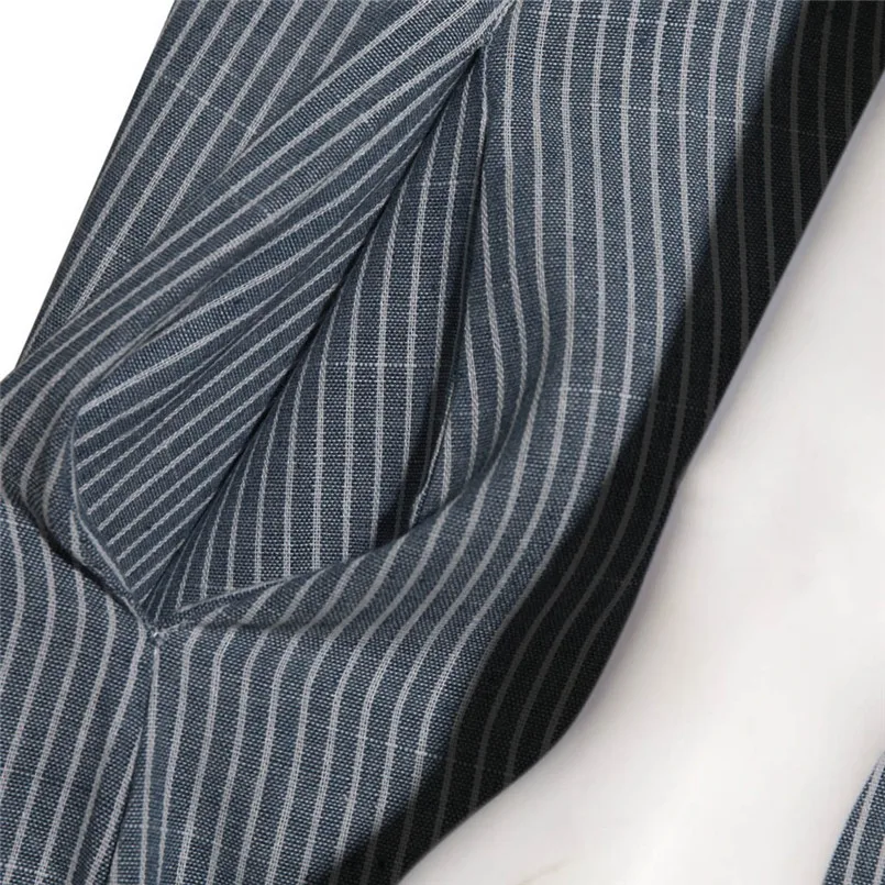  New Women Summer Fashion Casual Striped Print Sexy Sleeveless Dress Crew Neck Linen Long Elegant Lady Casual Daily dress #4R08 (5)