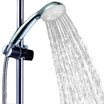

New Handheld Color LED White Romantic Light Water Bath Home Bathroom Shower Head