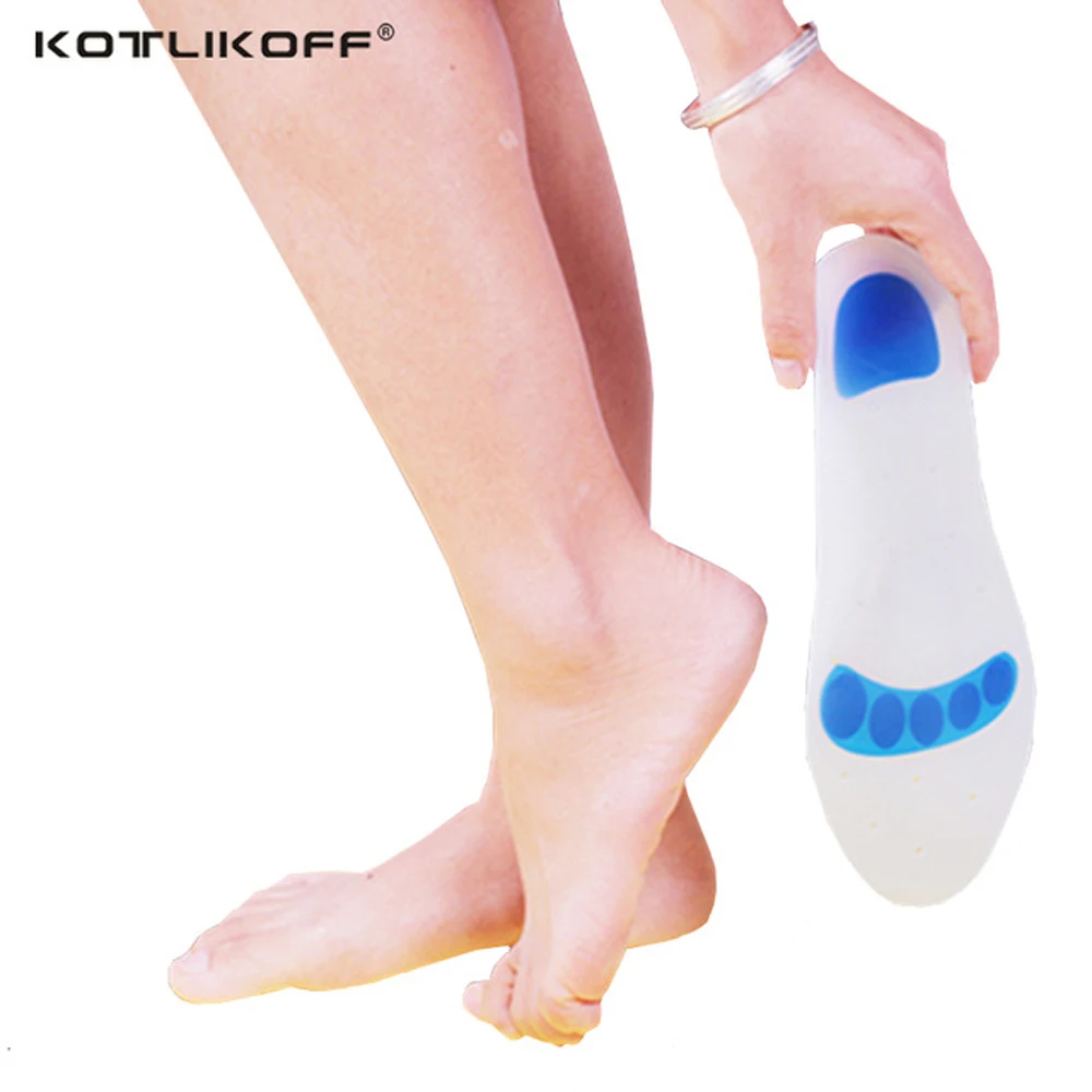 KOTLIKOFF Elastic Medical Silicone Gel Insole Plantar Fasciitis Heel