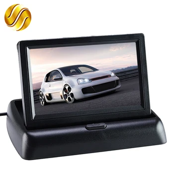

Car Monitor 4.3" Display for Rear View Camera Foldable Color TFT LCD 4.3 Inch HD Screen For Car Reverse