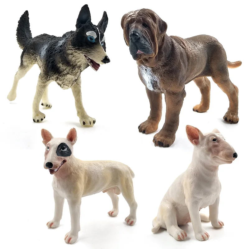 Dalmatian Bull Terrier Labrador dog figurine Animal Model Bonsai home decor miniature fairy garden decoration accessories modern miniature figurines dog statue ornament