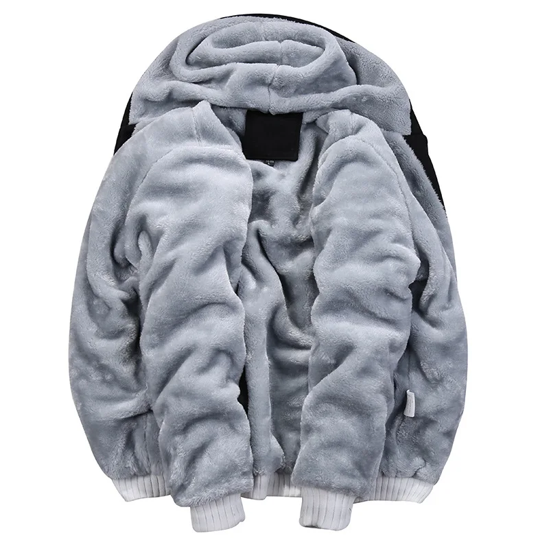 Xijun US SIZE Space 3D Hoodies Sweatshirts Men Winter Double Fleece Hoody Coat Men's Zipper Jackets harajuku Tracksuits Men