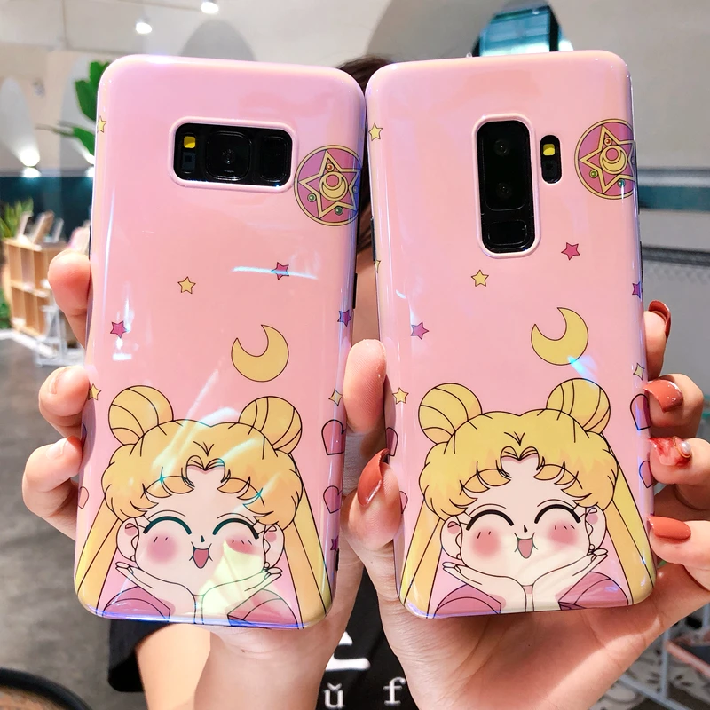 Чехол S10e для Samsung Galaxy S7Edge Note 8/9 S8 S9 Plus силиконовый чехол 10 сумка телефона Sailor Moon A8S A9s