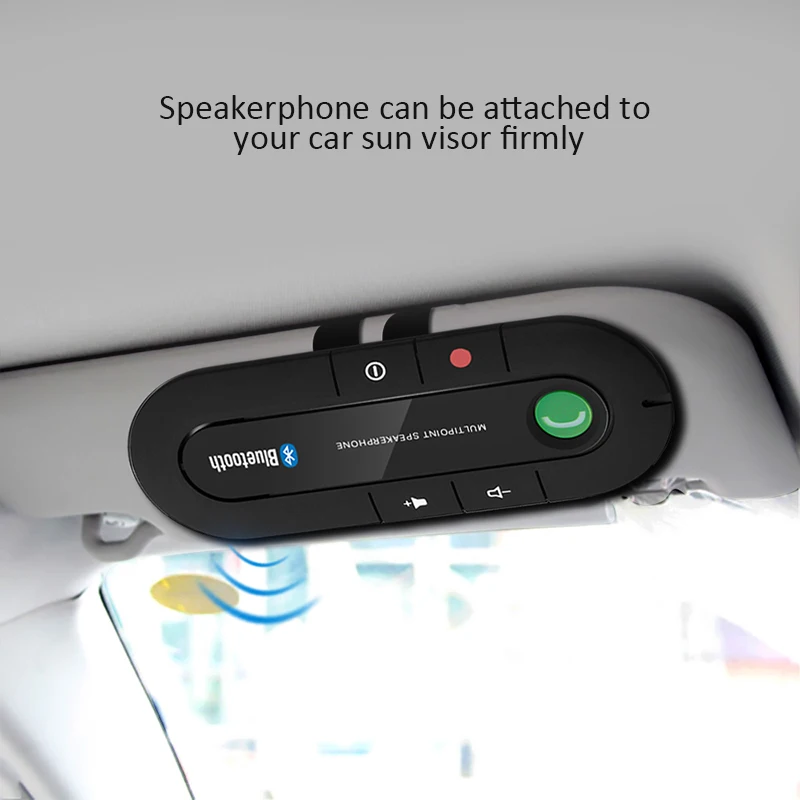 ANLUD Bluetooth Handsfree автомобильный комплект беспроводной динамик телефон MP3