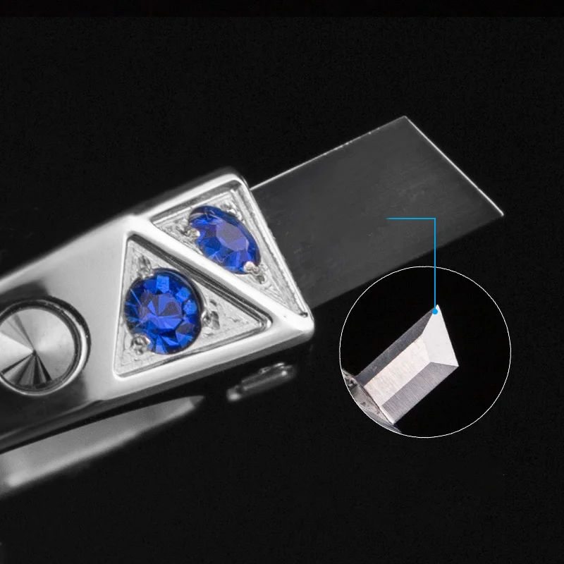 Titanium steel body Self Defense guard ring inlay diamond personality invisible knife ring concealed weapon female artifact   Titanium steel body Self Defense guard ring inlay diamond personality invisible knife ring concealed weapon female artifact