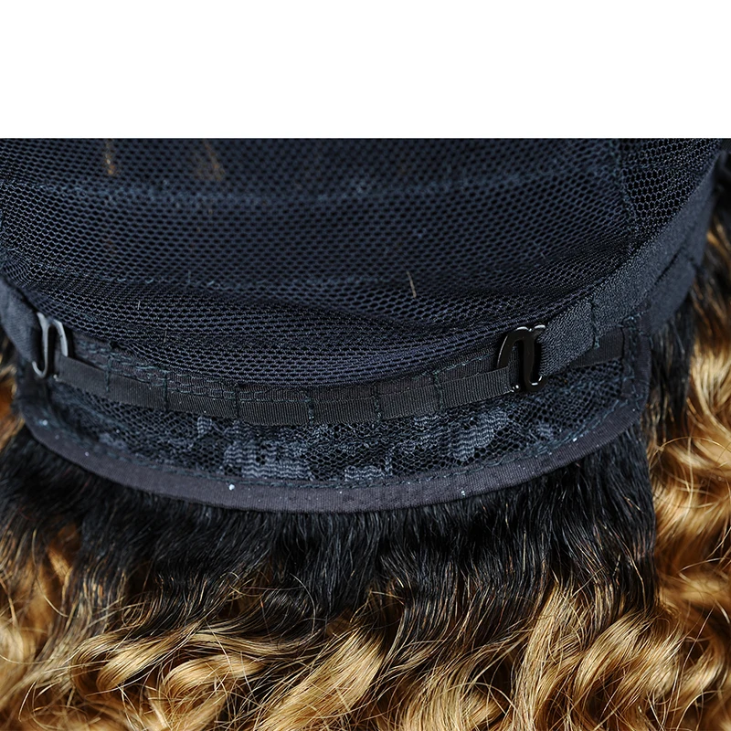1B 27 Deep Wave Honey Blonde Lace Front Wig Peruvian Lace Front Ombre Human Hair Wig Black Women Thick Remy Hair 150 Density Wig (20)