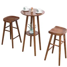 *#Best Price Nordic solid wood bar stools creative wood bar chair leisure bar chair fashion high stool *#Best Price Nordic solid wood bar stools creative wood bar chair leisure bar chair fashion high stool