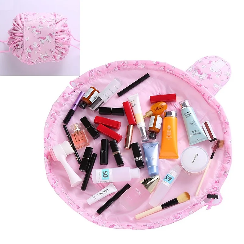 

Hot Lazy Make Up Makeup Bag Portable Travel Korea Drawstring Bulk Storage Cosmetics Dual Magic Bags Artist Wash Bags Organizer