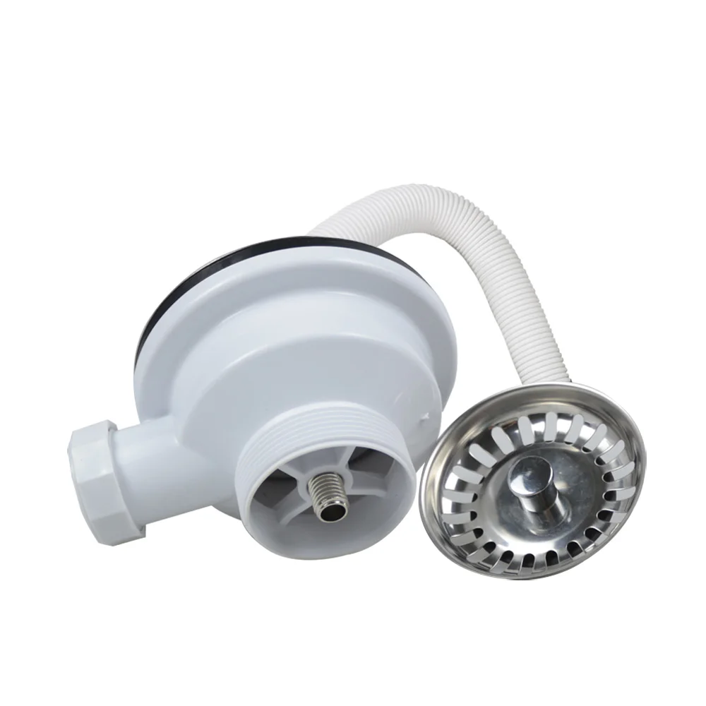 Talea Kitchen Sink Drain Strainer with overflow Strainer filter in sink Stainless less Basin waste Garbage Stopper XK137R