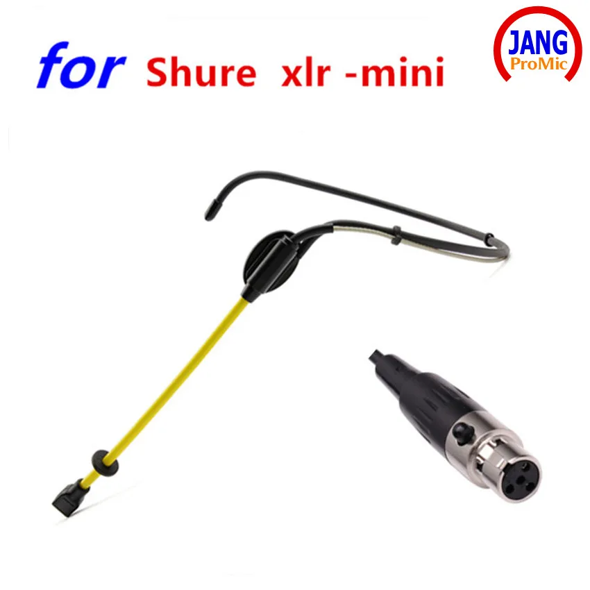 المهنية للماء سماعة رياضي المكثف الميكروفون microfono microfone ل shure نظام لاسلكي ssxlr مصغرة الرياضية