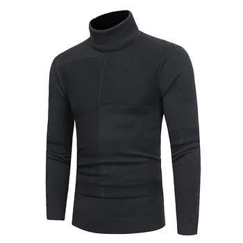 

Men's wear, winter high Lapel warm sweater, men's cold resistant bottoming shirt, turtleneck sweater.