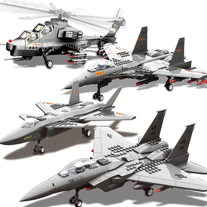 Gunship Military Swat Aircraft Police Helicopters Army War Plane Osprey Bomber Model Building Blocks Kids Construction Toys Blocks Aliexpress