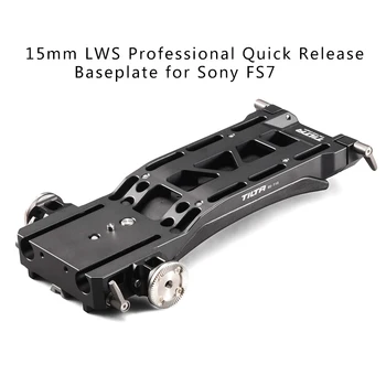 

Tilta BS-T10 Black 15mm LWS Professional Quick Release Baseplate for FS7 Camera Rig