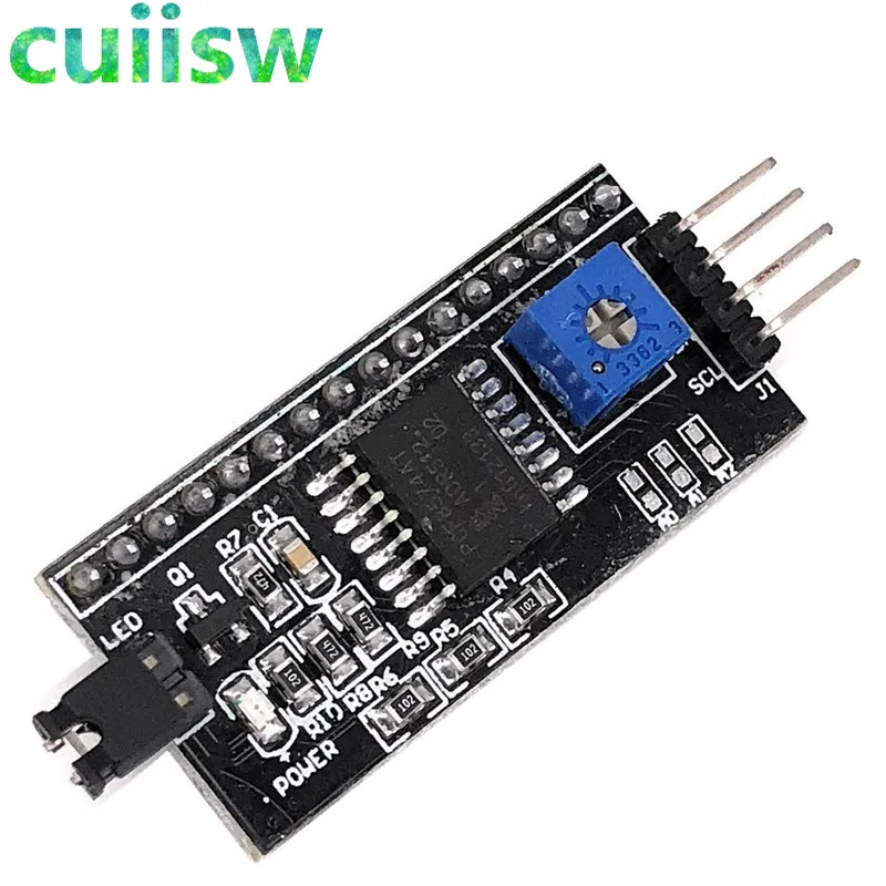 Плата адаптера для ЖК-дисплея IIC/I2C/интерфейс LCD 1602 2004 Arduino бесплатная доставка
