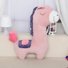 Чучело 100 см плюшевая розовая игрушечная лошадь лошадка с куклой Подушка подарок w1277