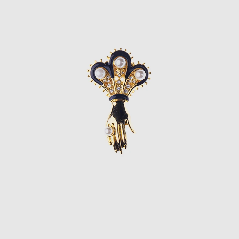 Бутик аморта ручной жемчуг цинковый сплав броши|alloy brooch|pearl broochhand brooch |