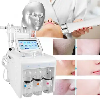 

4 Types 8 in 1 Oxyhydrogen Injection Small Bubble RF Ultrasound Skin Care Beauty Machine Tool