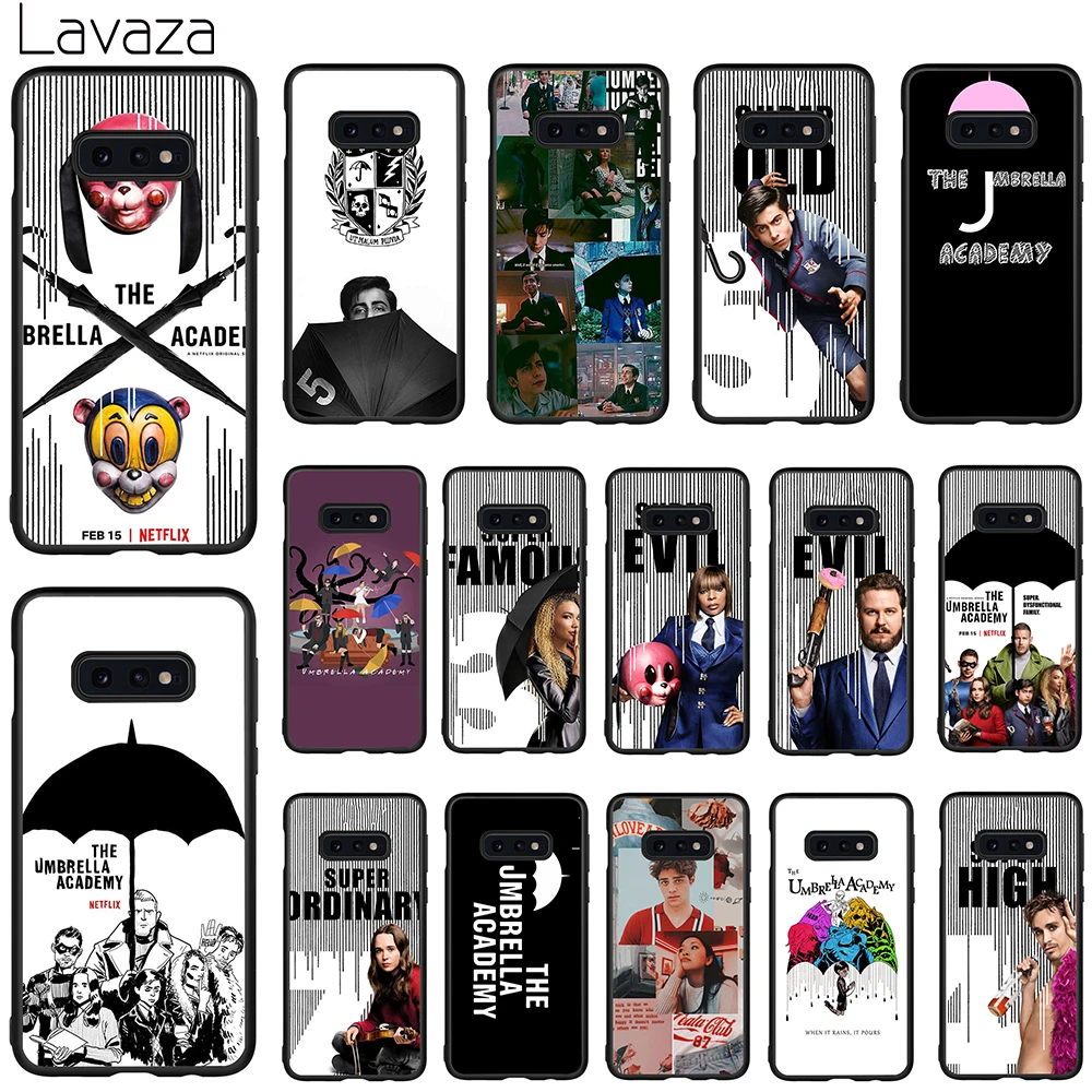 Lavaza the Umbrella Academy Soft Case for Galaxy Note 8 9 S7 edge S8 S9 S10 Plus S10e M10 20 30 Cover |