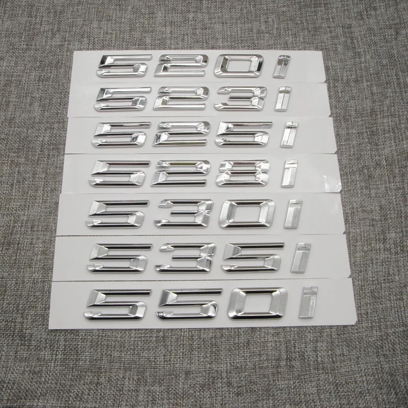 

3 Series E90 E91 E92 E93 316i 320i 325i 328i 330i 335i 5 Series F10 F11 520i 523i 525i 528i 530i 535i 550i Trunk Emblem Sticker
