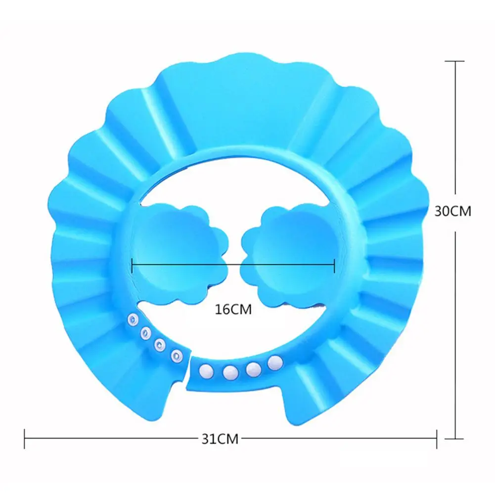 Детская душевая крышка Слива Регулируемая Уход за ушками Детские Банные шапки для мытья волос детей шампунь Кепка мультфильм форма в