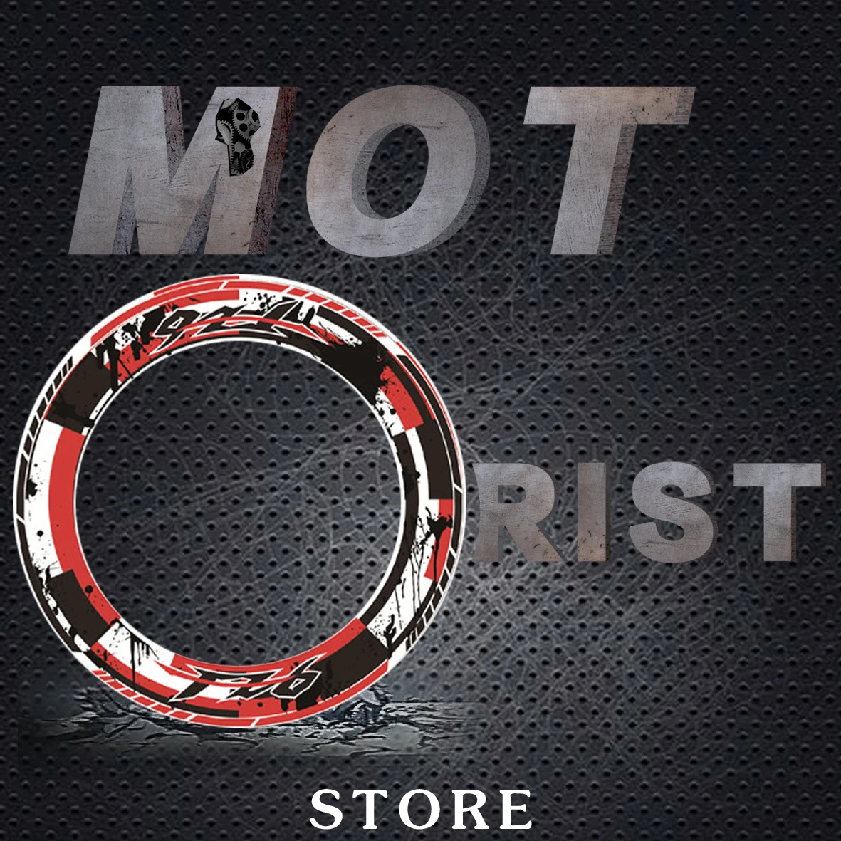 

a set of 4pcs Thick Edge Outer Rim Reflective Sticker Stripe Wheel Decals Fit for all YAMAHA FZ6