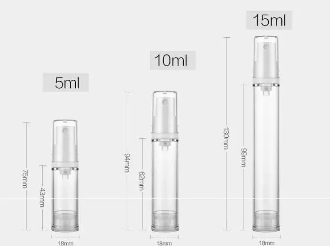 Новинка! 10 шт 5 мл/10 мл/15 мл эмульсионная Вакуумная бутылка, спрей Вакуумная бутылка насос лосьон многоразового использования Упаковочные