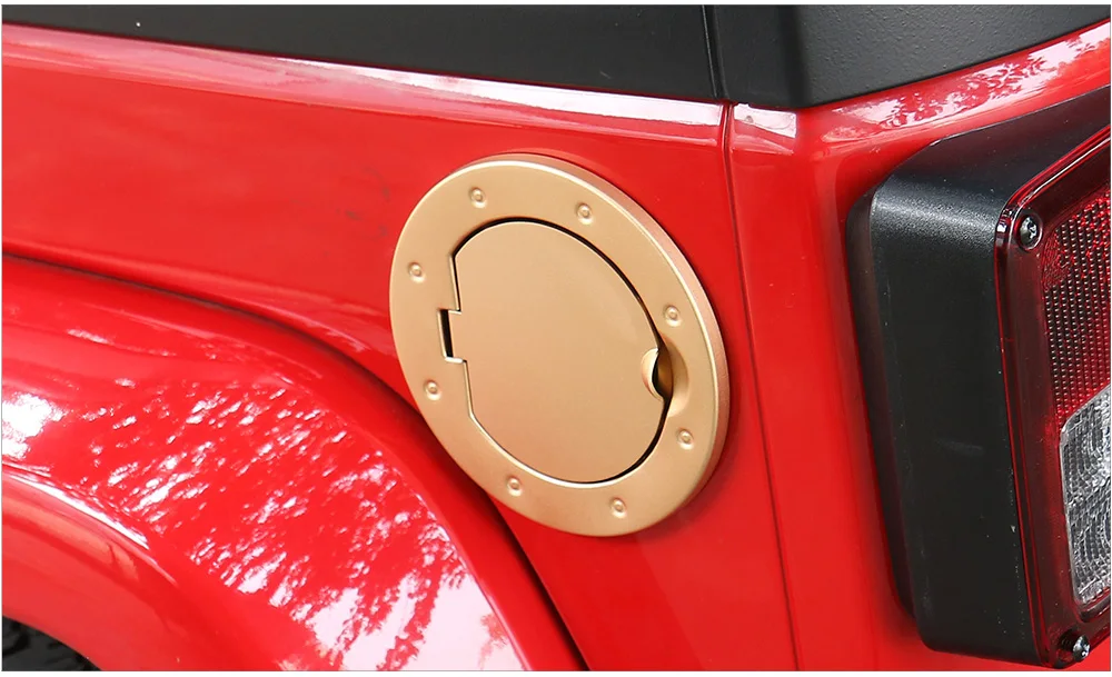 SHINEKA топливо из алюминиевого сплава крышка бака газовая крышка наполнитель крышка с замком для ключей анти тифт для Jeep Wrangler JK 2007+ Автомобиль Стайлинг