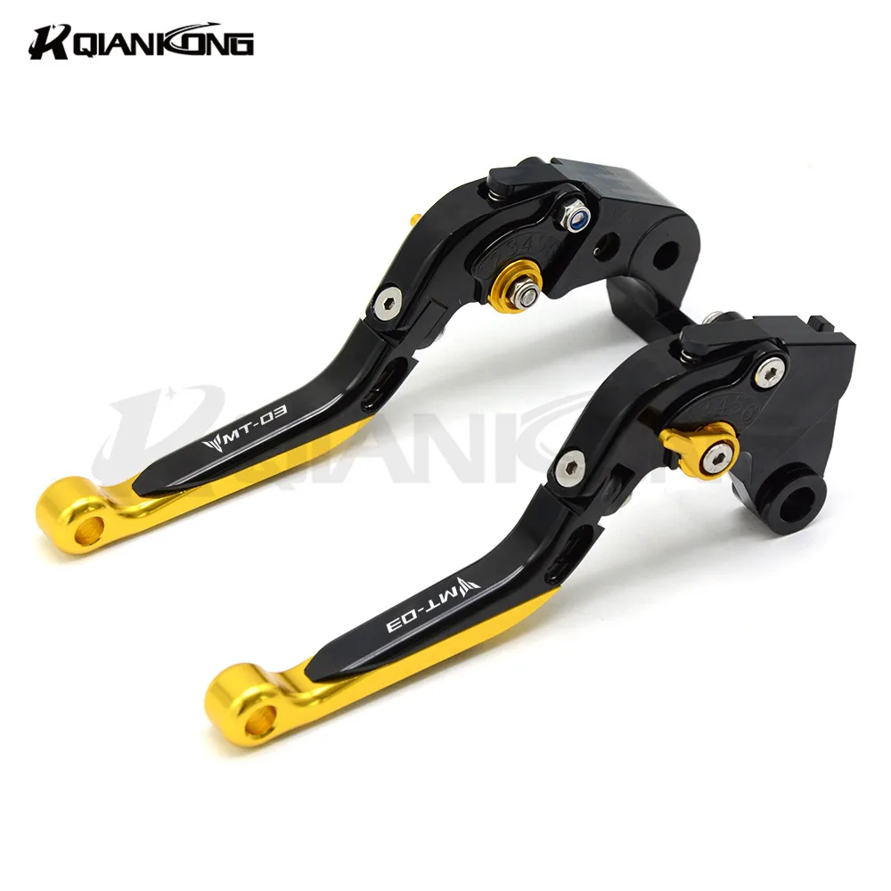 

CNC Adjustable Motorcycle Billet Foldable Pivot Extendable Clutch & Brake Lever FOR YAMAHA MT03 MT 03 2005-2006 2015-2017