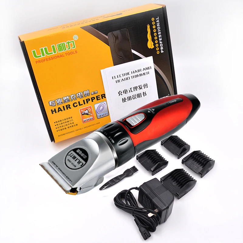 100-240v Professional Hair Trimmer Hair Clipper Men Electric Barber Cutter Hair Cutting Machine Haircut Ceramic Titanium Blade