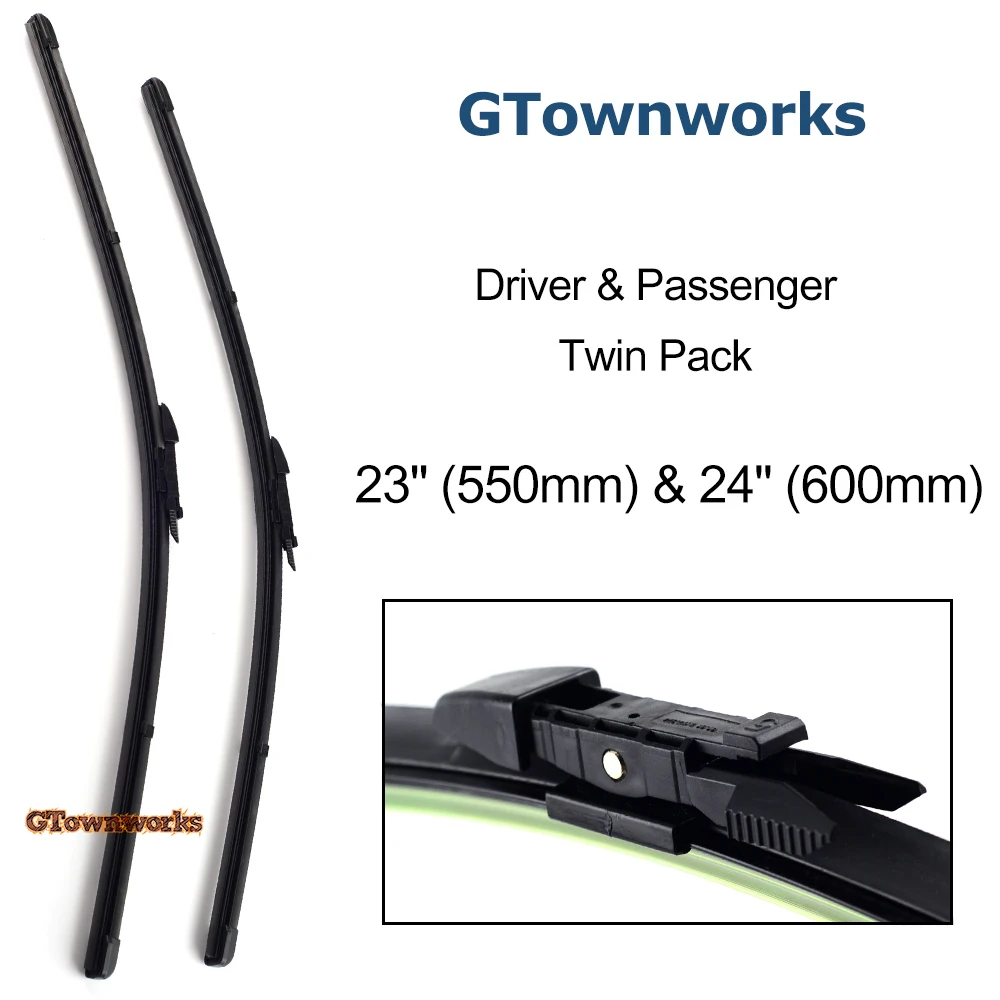 

Wiper Blades For BMW 5 series 520i 523i 525i 528i 530i 535i 540i 545i 550i M5 520d 530d 535d Windshield wiper 24'' 23''