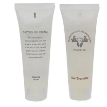 2 pcs 50 ml Pintura Corporal Estêncil Coisas OilsTattoo Transferência Creme Gel Para A Máquina De Papel De Transferência de Produtos Auxiliares Fornecer Tatuador