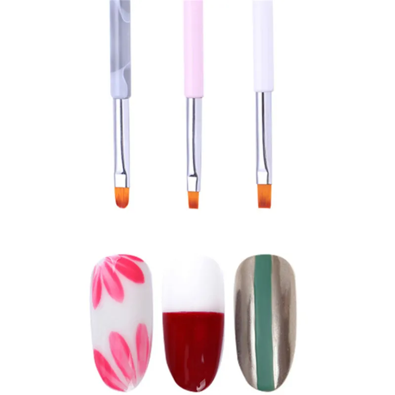 

High Quality Nail Brush New Arrivals Double Head Slice Plane Putter for Nail Tips Extend Gel Tips to Create Nail Art Tools