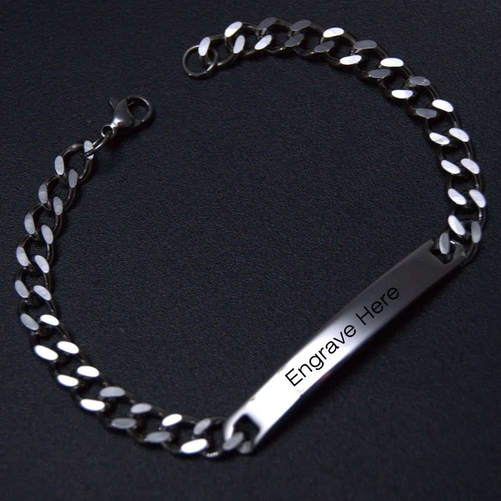 Женские детские браслеты из нержавеющей стали, браслет на заказ, имя, подарок для ребенка