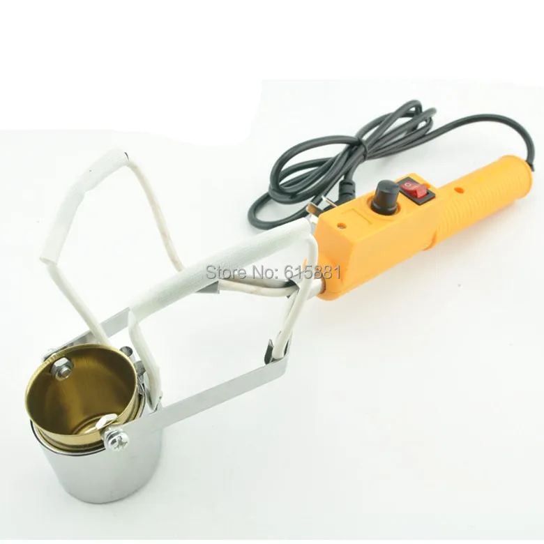 

Handheld solder pot Adjustable temperature 150W 500g Solder furnace Solder bath