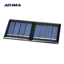 Aiyima 10pcs 2V 60ma BEAM solar cell Monocrystalline silicon for Model aircraft instrument accessories 40 40MM