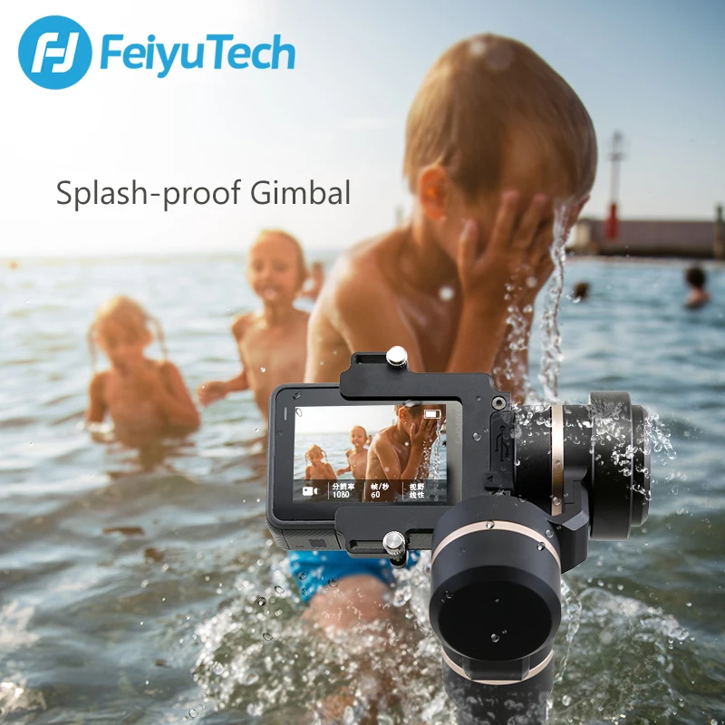 FeiyuTech Feiyu G5 водонепроницаемый 3 осевой Ручной Стабилизатор для экшн Камеры GoPro HERO 6