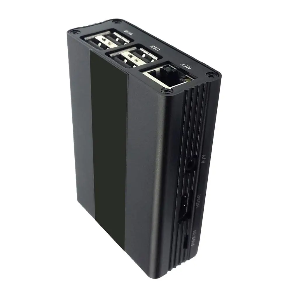 Новый алюминиевый корпус коробка контейнер для Raspberry Pi 3B + 3 2B с отверткой |
