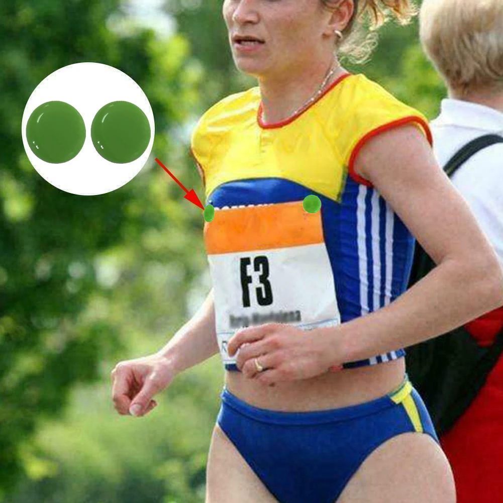 4Pcs Sports Fasteners Fixed Number Belt Magnetic Accessories Running Outdoor Clip Colorful Portable Cloth Buckle Bag Bib