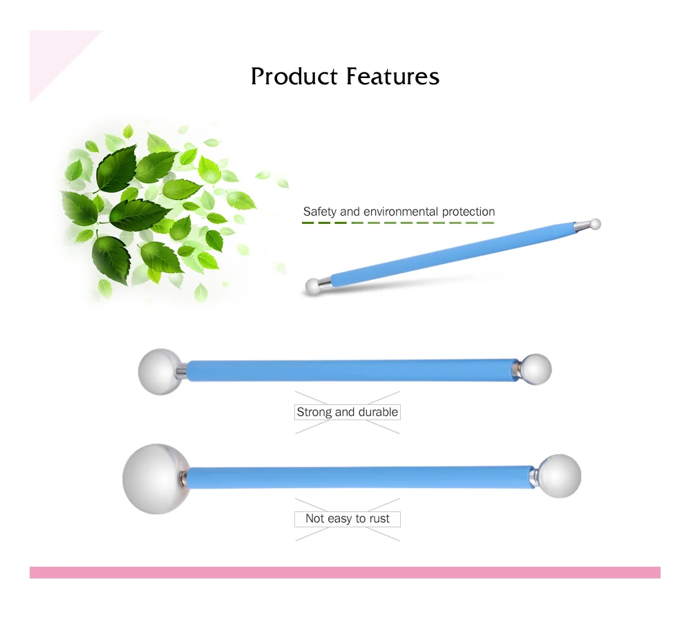 FGHGF 4 The Cooking Tool Stainless Steel Sculpture / Set Rods Dome Kit Ball Clay Polymer Molding Tools. Cake Decorating