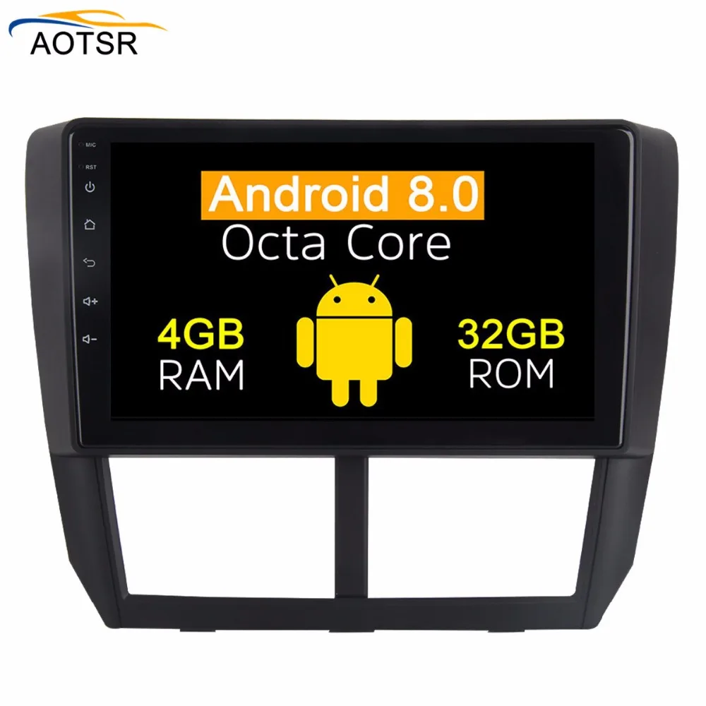

4+32GB Android 8.0 Car multimedia player for Subaru Forester 2008 2009 2010 2011 2012 gps navigation Head Unit 8 core BT no dvd