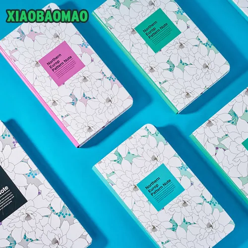 

Lovely Portable Business Notebook Hardcover Fine Travel Journal Planner Horizontal Inside Pages School Office Stationery Gift