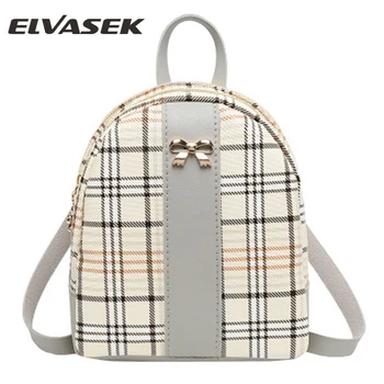 

ELVASEK 2019 New Striped Backpack Fashion Wild Women Bag Small Hot Outdoor Travel Backpack Mini Ladies Bag Two Shoulder Bag