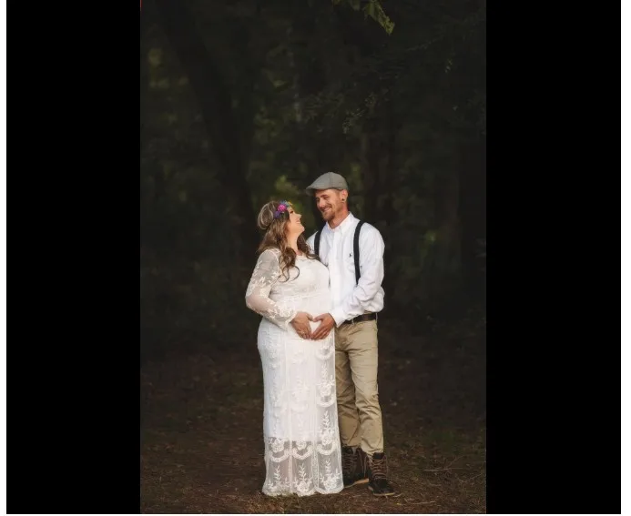 White Sexy Maternity Dresses Photography Props Lace Fancy Maxi Gown Maternity Clothes Pregnancy Dress For Women Photo Shooting (7)