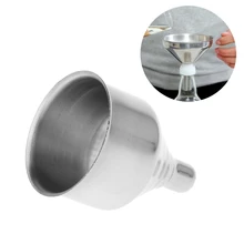 Нержавеющая сталь заполнения небольшой бутылки колбы Кухня специи Жидкие Воронка пополнения
