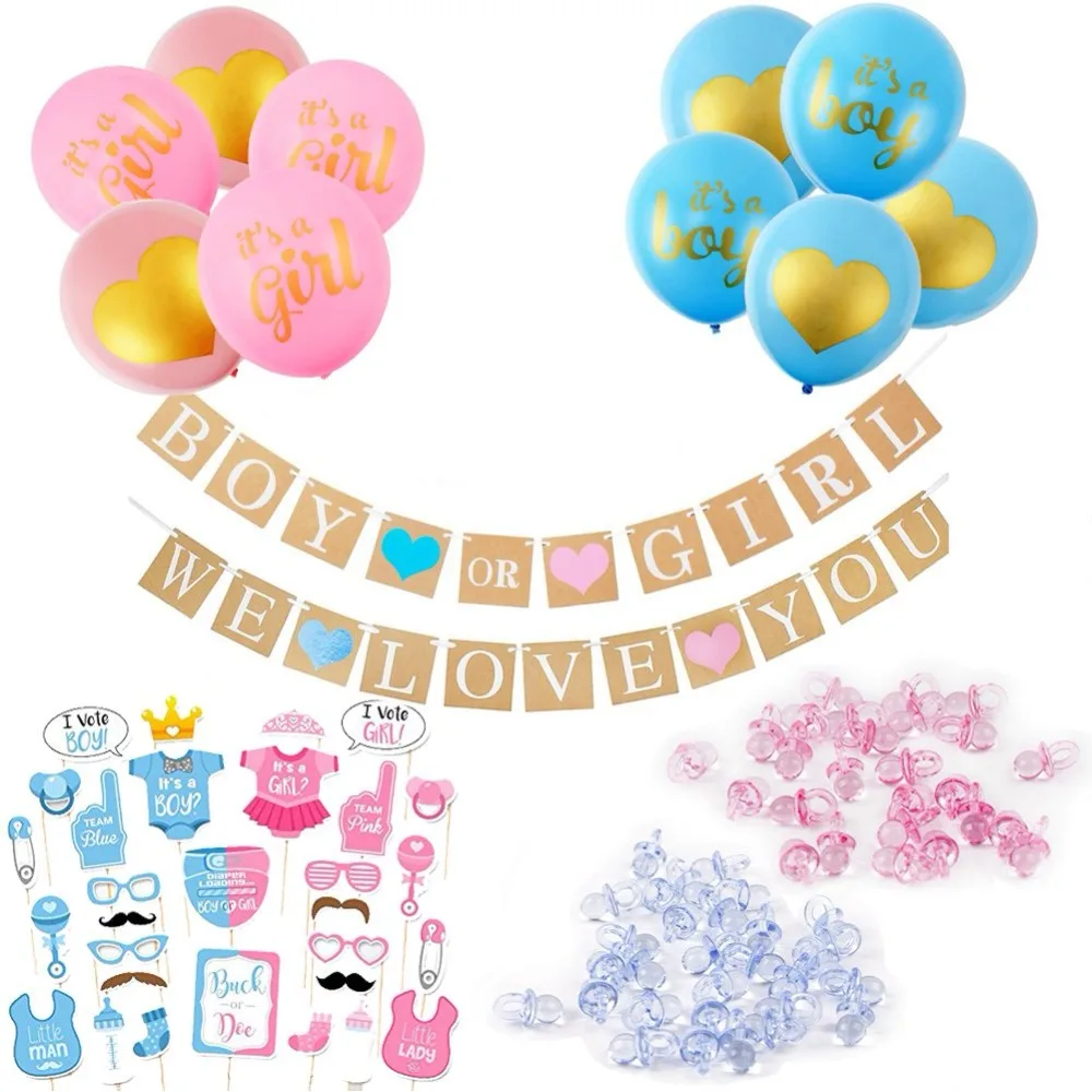 It/'s A Girl Banner Garland Baby Announcement Baby Shower Decoration Photo Props