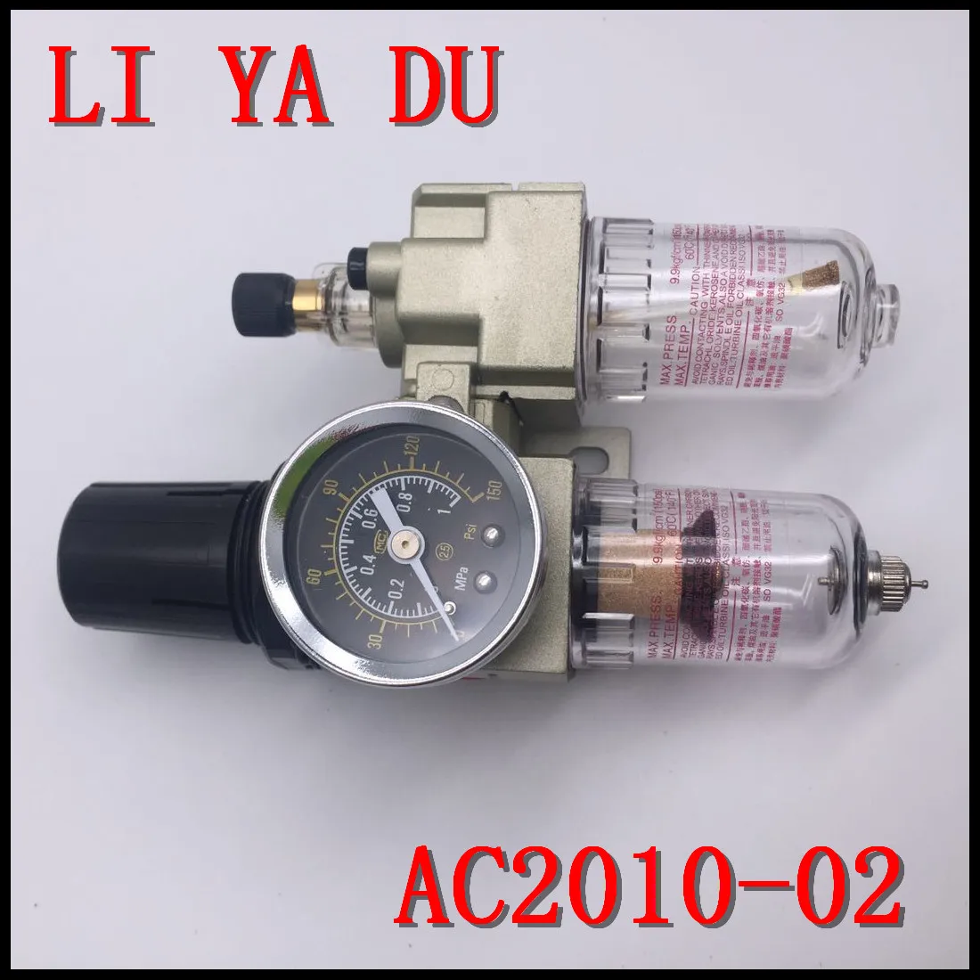 

AC2010-02 G1/4 Oil and water separator filters Air compressor regulating valve Two air filters