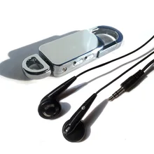 Портативный цифровой музыкальный MP3 плеер Металлический корпус с крючком фиксированная поддержка один клик ярлык диктофон особенности 3B187